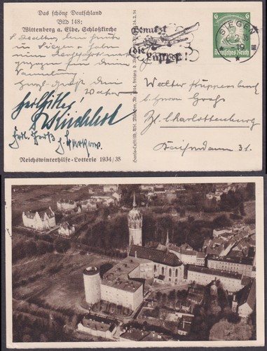 Whw intero postale speciale - intero, p
