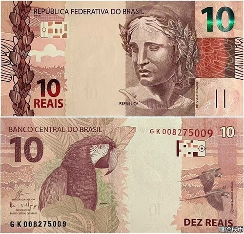 Banconota brasile reais - 10,
