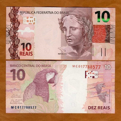 Brasile reais 2010 - reais,,